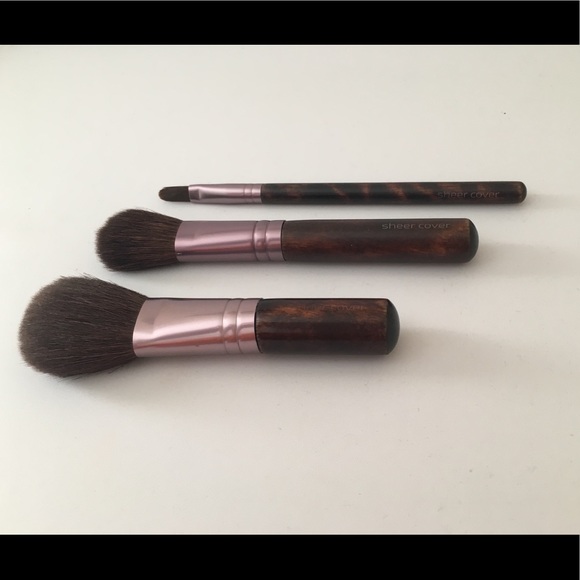Sheer Cover Foundation Concealer Powder Brush Set - Picture 2 of 5